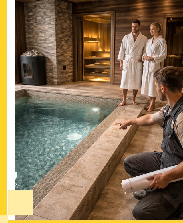 Проект бани с бассейном под ключ в Невинномысске от 66489 р. | ЭриданНвн