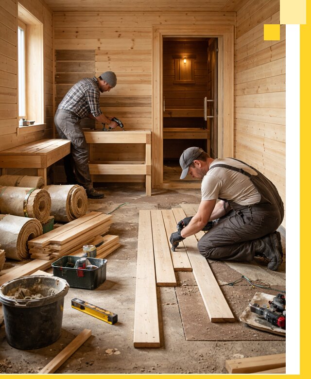 Индивидуальный проект бани с комнатой отдыха под ключ в Невинномысске