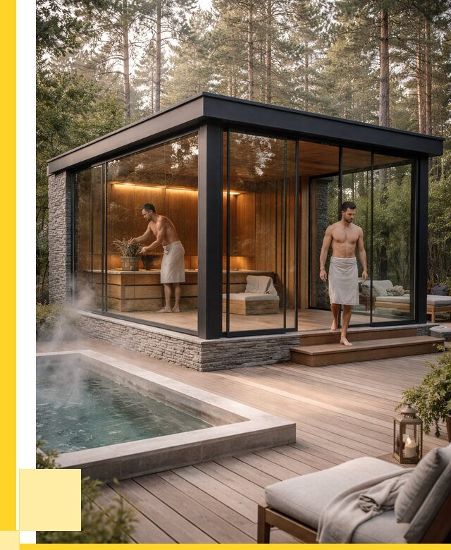 Стеклянные бани и двери в Невинномысске от 460305 р. | ЭриданНвн