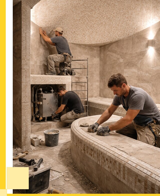 Монтаж хамамов под ключ в Невинномысске от 255725 р. ЭриданНвн