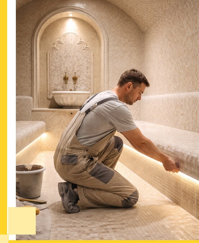 Отделка хамамов под ключ в Невинномысске от 5626 р. | ЭриданНвн