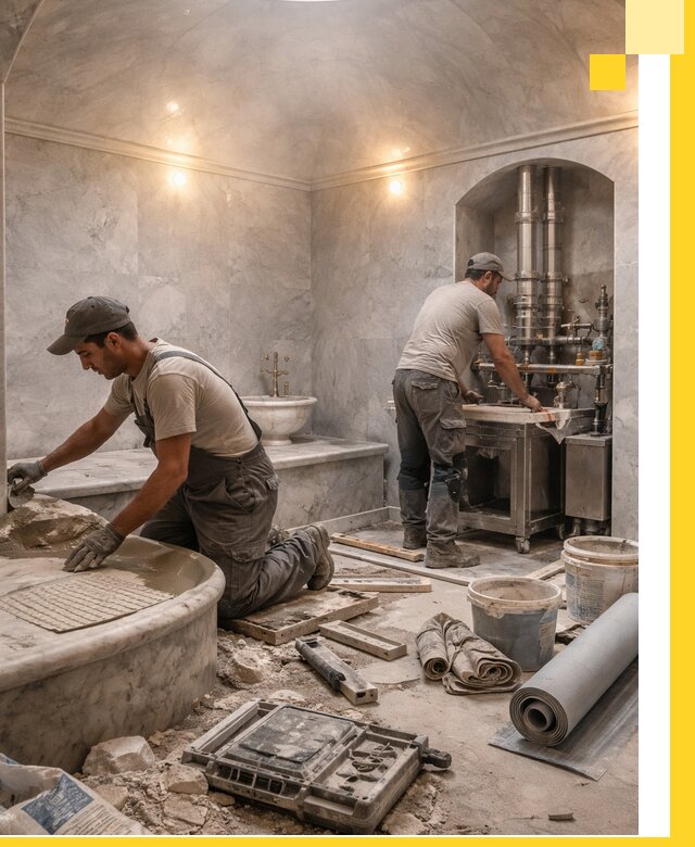 Строительство турецких бань хаммам под ключ в Невинномысске