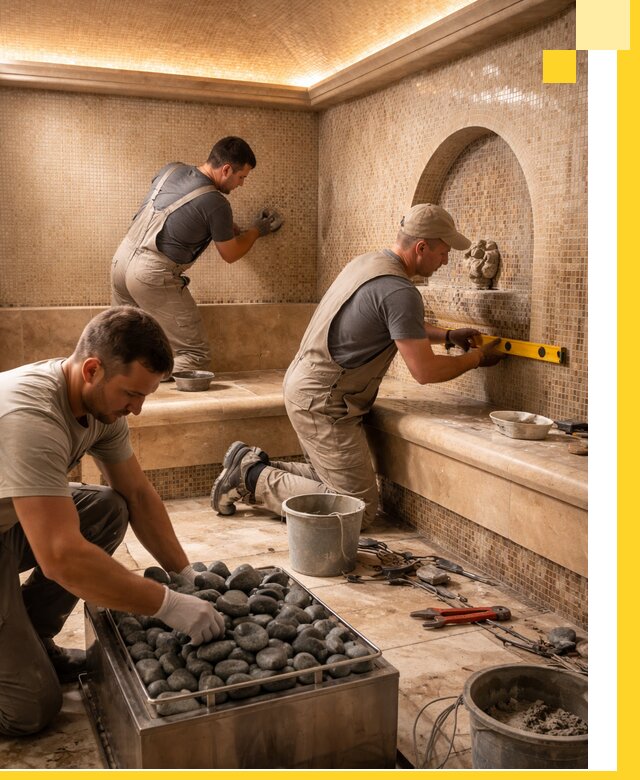 Проектирование и строительство хамама и сауны в Невинномысске