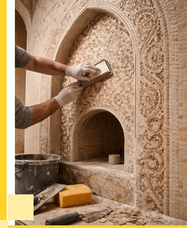 Мозаика для хамама в Невинномысске под ключ от 5115 р. | ЭриданНвн