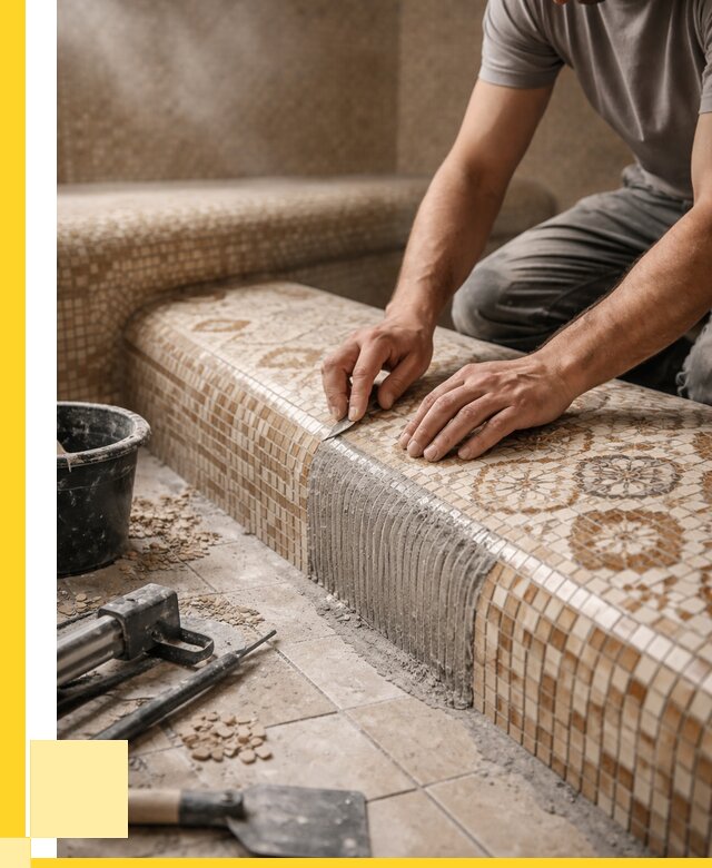 Плитка для хамама под ключ в Невинномысске от 3580 р. | ЭриданНвн