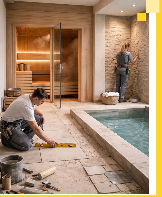 Комплексный дизайн и отделка интерьеров SPA под ключ в Невинномысске